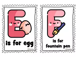 Vorschau - Arbeitsblätter - Alphabet - flashcards and wordcards - Seite 3