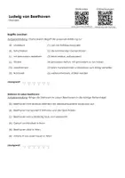 Vorschau - Arbeitsblätter - Ludwig van Beethoven Infotext und Übungen - Seite 1