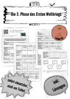 Vorschau - Arbeitsblätter - Materialpaket: Der Erste Weltkrieg (videogestützt) - Seite 1