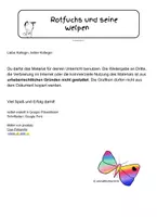 Aperçu - Feuilles d'exercices - Suchsel Rotfuchs Biologie du renard Énigme allemand - Page 2