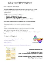 Aperçu - Inclusion - Lesepyramiden Präteritum Freebie - Page 1