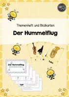 Vorschau - Stundenentwürfe - Der Hummelflug: Themenheft und Bildkarten - Deckblatt