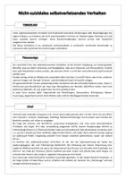 Vorschau - Poster - Fachinformationen für Lehrkräfte: Selbstverletzendes Verhalten bei Kindern und Jugendlichen - Seite 1