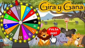 Vista previa - Juegos / Gamificación - Juego: Ruleta de los Animales Salvajes - página 1
