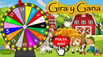 Vista previa - Juegos / Gamificación - Juego: Ruleta de los Animales de la Granja - Portada