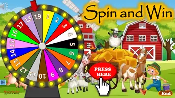 Vista previa - Juegos / Gamificación - Farm Animals Game (Roulette with 19 questions) - Portada