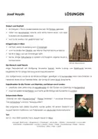 Vorschau - Arbeitsblätter - Josef Haydn kurz zusammengefasst - Seite 1