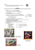Vorschau - Arbeitsblätter - Kubismus - Einführung - Deckblatt