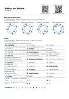 Vorschau - Arbeitsblätter - Aufbau der Materie - Infotext und Übungen - Seite 2