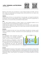 Vorschau - Arbeitsblätter - Leiter, Nichtleiter und Halbleiter - Infotext und Übungen - Deckblatt