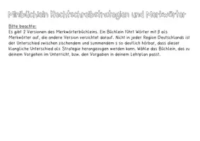 Vorschau - Fördermaterial/Inklusion - Rechtschreibstrategien (Merkwissen, Strategiewissen) - Seite 1