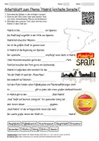 Vorschau - Arbeitsblätter - Arbeitsblatt "Madrid" + Onlineübung & MP3 + - Deckblatt