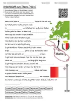 Vorschau - Arbeitsblätter - Arbeitsblatt "Malta" + Onlineübung & MP3 + - Deckblatt