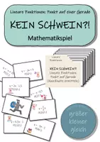 Vorschau - Stationenlernen - Lineare Funktionen - Punkt auf Gerade ermitteln: Mathematikspiel - Deckblatt
