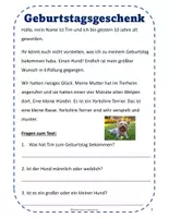 Vorschau - Arbeitsblätter - Materialpaket: Englisch / Deutsch Kurzgeschichten Tiere - Seite 2