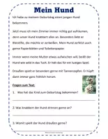 Vorschau - Arbeitsblätter - Materialpaket: Englisch / Deutsch Kurzgeschichten Tiere - Seite 3