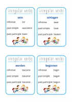 Vorschau - Spiele - "irregular verbs" Schlüsselbund - Seite 1