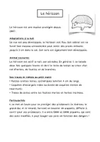 Aperçu - Feuilles d'exercices - cycle de vie du hérisson - Page 2