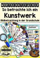 Vorschau - Fördermaterial/Inklusion - Bildbetrachtung im Kunstunterricht der Grundschule - Fächer für die Werkbetrachtung - Deckblatt