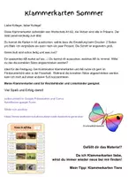 Vorschau - Arbeitsblätter - DAZ Klammerkarten Musik A1/A2 + Arbeitsblatt - Seite 1