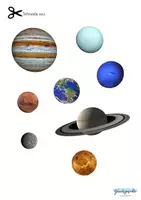 Vorschau - Arbeitsblätter - Sonnensystem Weltall Busy Book, Solar System Activity - Seite 3