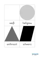 Vorschau - Bildkarten - Farbdifferenzierung, Farben lernen - Seite 1