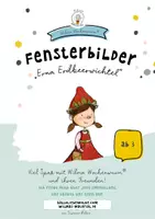 Vorschau - Mal- und Bastelvorlagen - 52 Fensterbilder Vorlagen Sommer - Erdbeeren - Wichtel - Grafiken - Seite 1