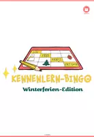 Vorschau - Arbeitsblätter - Bingo Winterferien-Edition - Seite 1