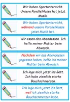 Vorschau - Aufgabenkarten - Deutsch: Satzreihe und Satzgefüge - Übungskarten - Seite 2