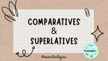Vista previa - Unidades / Secuencias / Situaciones de Aprendizaje - COMPARATIVES & SUPERLATIVES Maestrategias - página 1