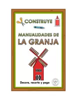 Vista previa - Manualidades / Dibujos para colorear - CONSTRUYE MANUALIDADES GRANJA MOLINO - Portada