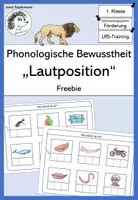 Vorschau - Arbeitsblätter - Freebie "Lautposition" - Auszug aus dem Übungsheft - Deckblatt