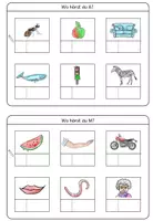 Vorschau - Arbeitsblätter - Freebie "Lautposition" - Auszug aus dem Übungsheft - Seite 1