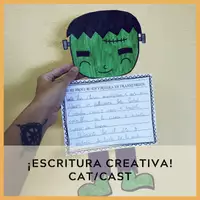 Vista previa - Hojas de trabajo - ESCRITURA CREATIVA: Si mi profe fuera... Idioma: CAT/CAST - página 2