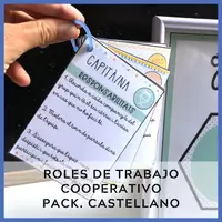 Vista previa - Hojas de trabajo - PACK: Roles Trabajo COOPERATIVO. Iidioma: CASTELLANO - Portada