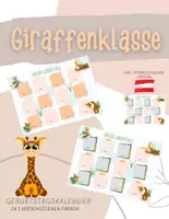 Vorschau - Poster - Geburtstagskalender für die Giraffenklasse - Deckblatt