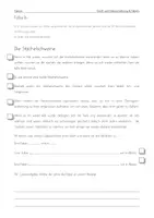 Vorschau - Test - Klassenarbeit / Test zur Groß- und Kleinschreibung + Fabeln - Seite 2