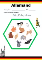 Aperçu - Feuilles d'exercices - Collection spéciale allemande - Tiere/Animaux 2 - Page 2