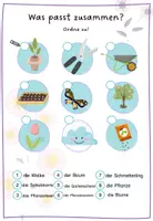 Vorschau - Arbeitsblätter - Frühling Themenheft Wortschatz - Seite 3
