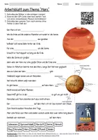 Vorschau - Arbeitsblätter - Lernposter + Arbeitsblatt "Mars" + Onlineübung & MP3 + Mindmap + Infografik - Seite 1