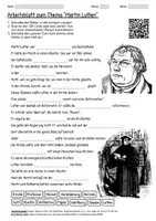 Vorschau - Arbeitsblätter - Lernposter + Arbeitsblatt "Martin Luther" + Onlineübung & MP3 + Mindmap + Infografik - Seite 1