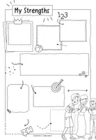 Vorschau - Arbeitsblätter - My Strengths - Growth Mindset Sketchnotes - Englischunterricht - Seite 2