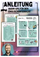 Vorschau - Fördermaterial/Inklusion - Anleitung - Warm-Ups für den Englischunterricht - Deckblatt