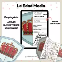 Vista previa - Hojas de trabajo - Pack: La Edad Media - página 1