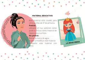 Vista previa - Hojas de trabajo - Pack: La Edad Media - página 3