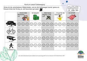 Vorschau - Arbeitsblätter - Arbeitsblatt zur Beobachtung von Verkehr - Deckblatt