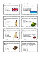 Vorschau - Aufgabenkarten - Quiz Cards New Zealand (Landeskunde) - Seite 3