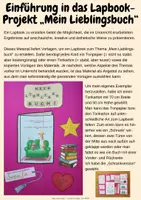 Vorschau - Arbeitsblätter - Lapbook Mein Lieblingsbuch (Klassen 3 bis 5) - Seite 1