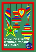 Vorschau - Mal- und Bastelvorlagen - Christbaumschmuck gestalten - Deckblatt