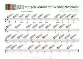 Vorschau - Audio-Dateien - Weihnachtslied für Glockenspiele - Morgen kommt der Weihnachtsmann - Seite 2
